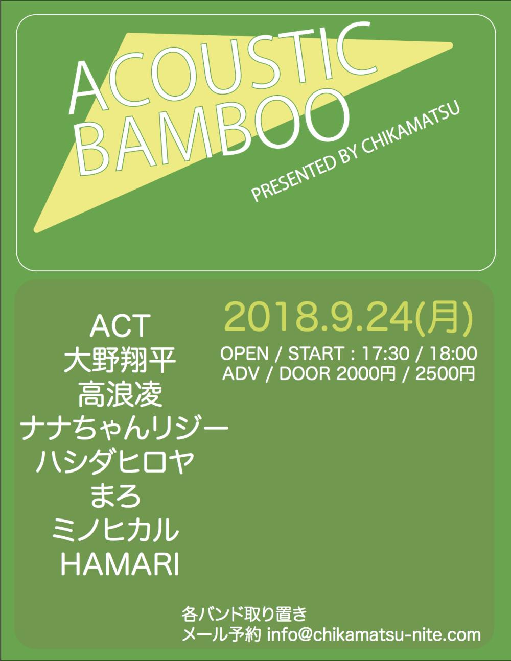 ACOUSTIC BAMBOO