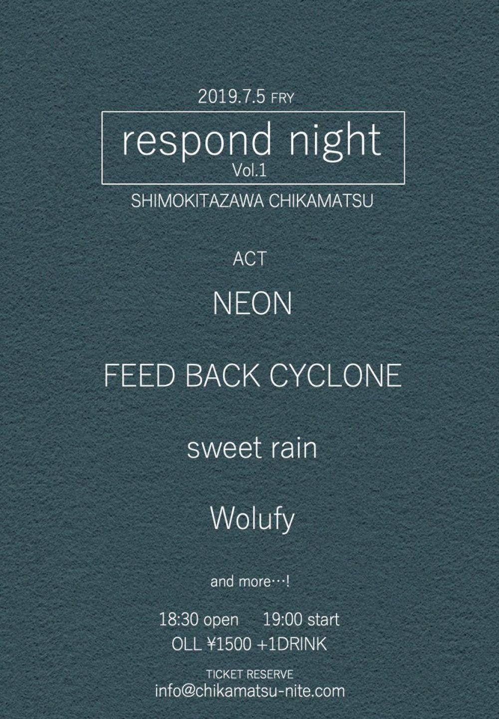 respond night Vol.1