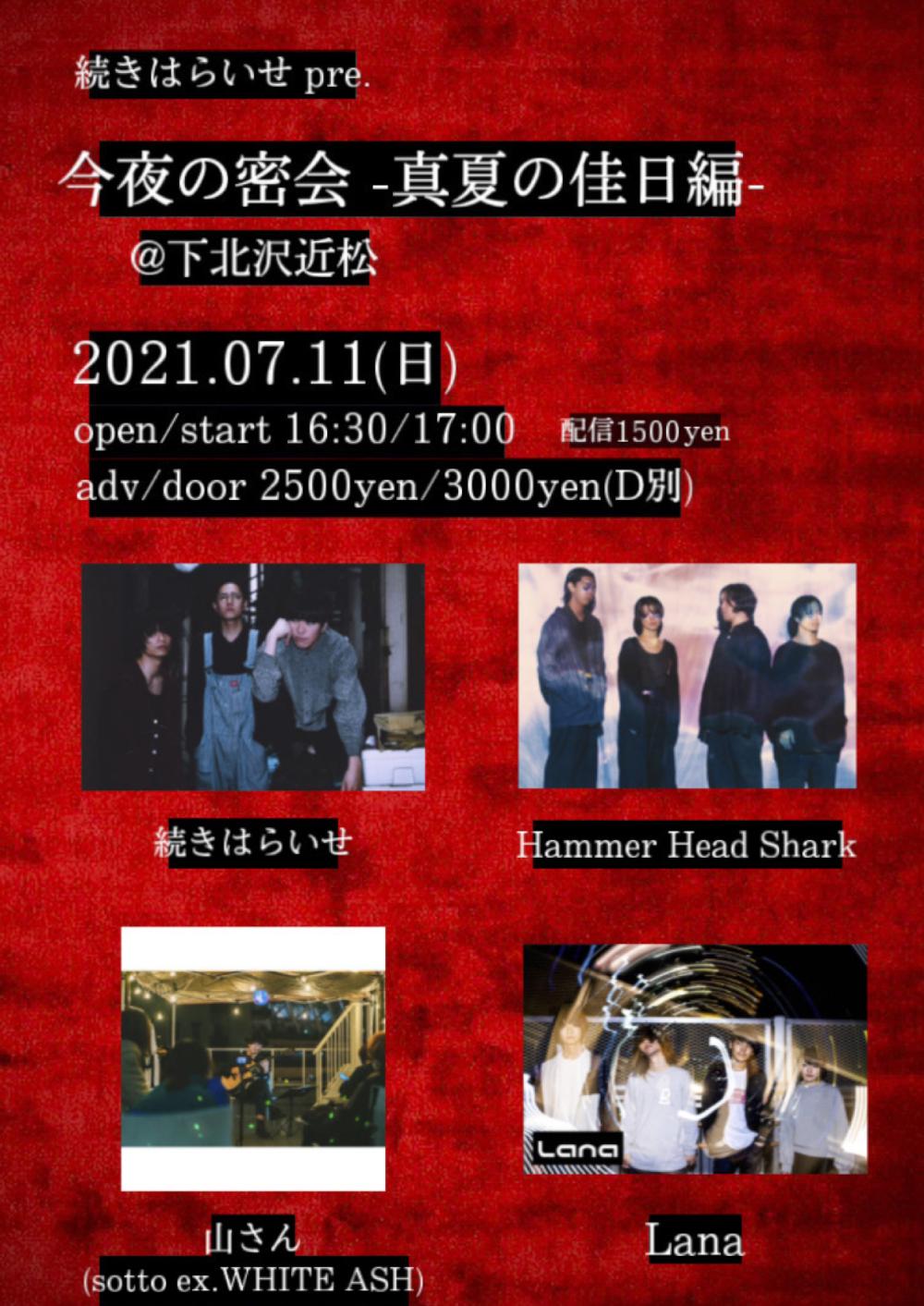 続きはらいせ pre. 『今夜の密会 -真夏の佳日編-』