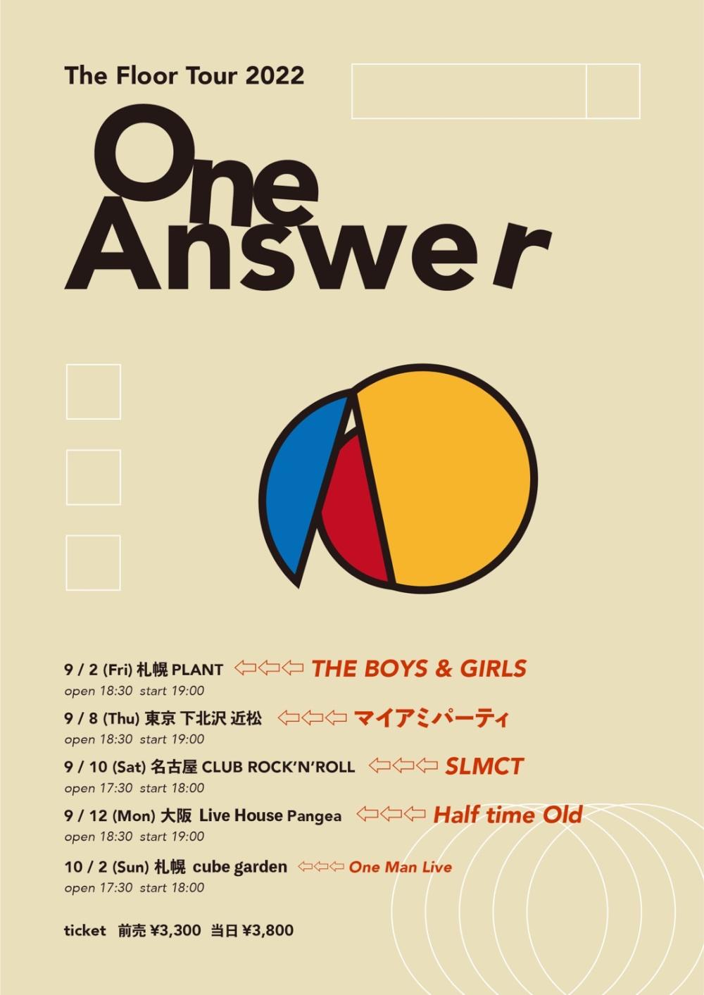 The Floor Tour 2022「One Answer」