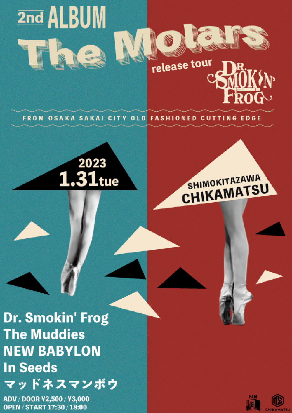 Dr. Smokin' Frog The Molars Release Tour 