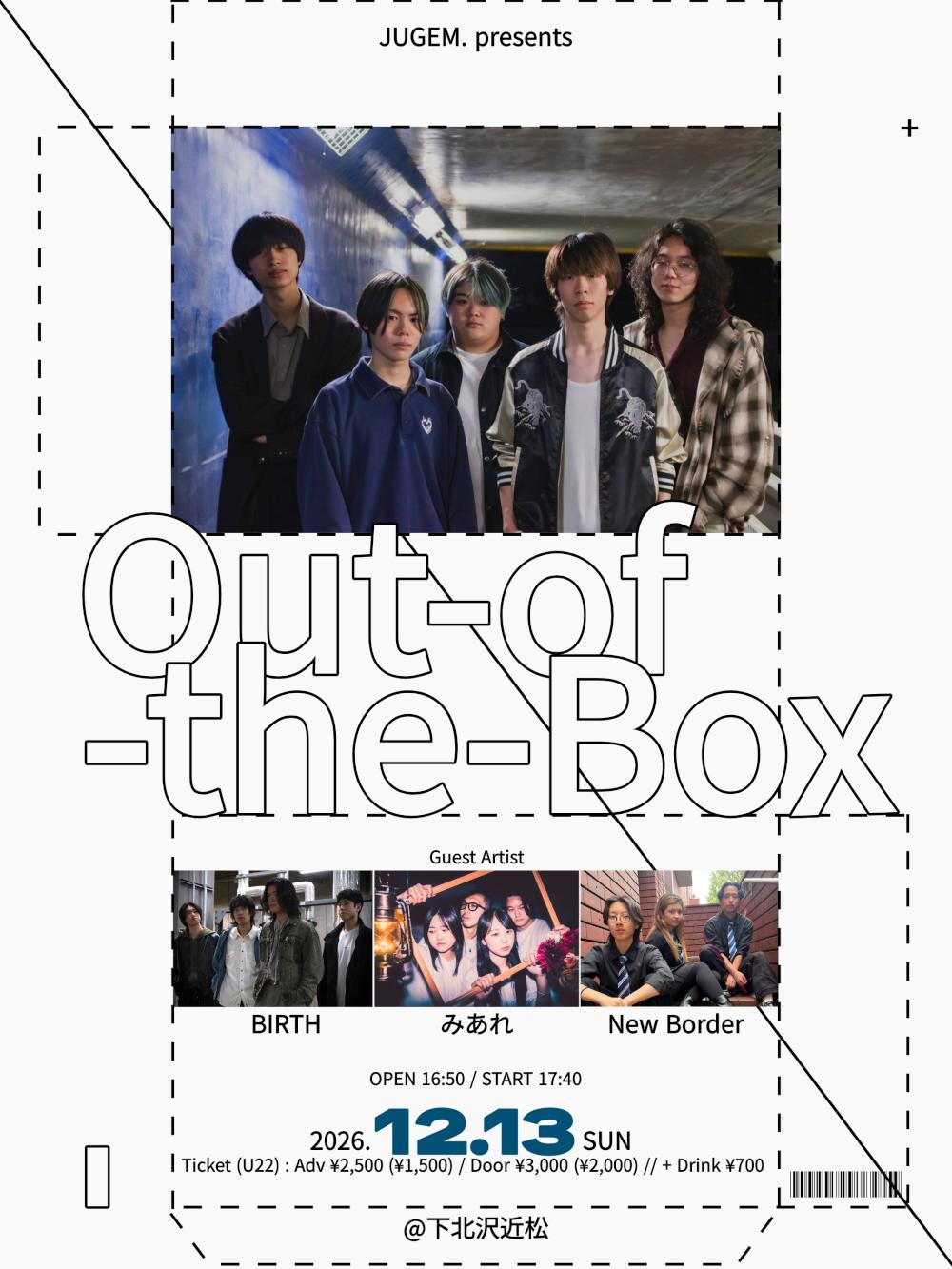 JUGEM. presents『Out-of-the-Box』